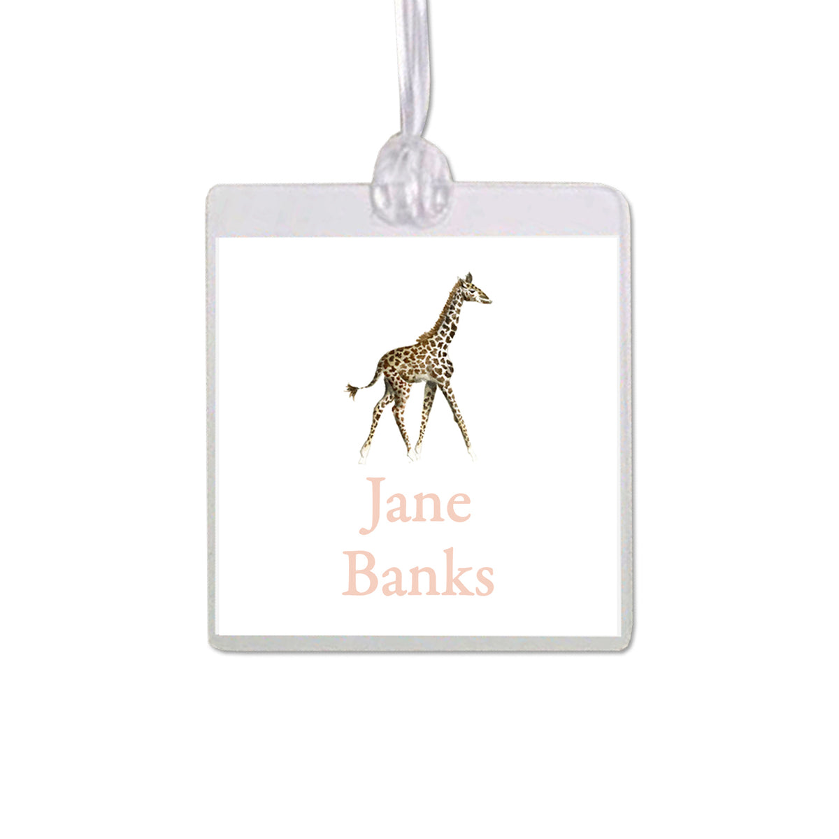 Giraffe Bag Tag