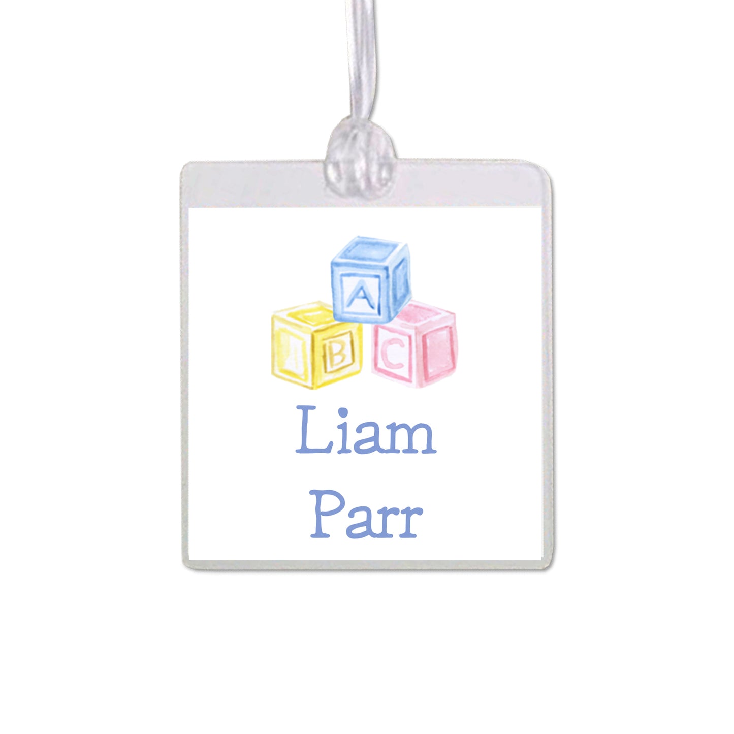 ABC Block Bag Tag