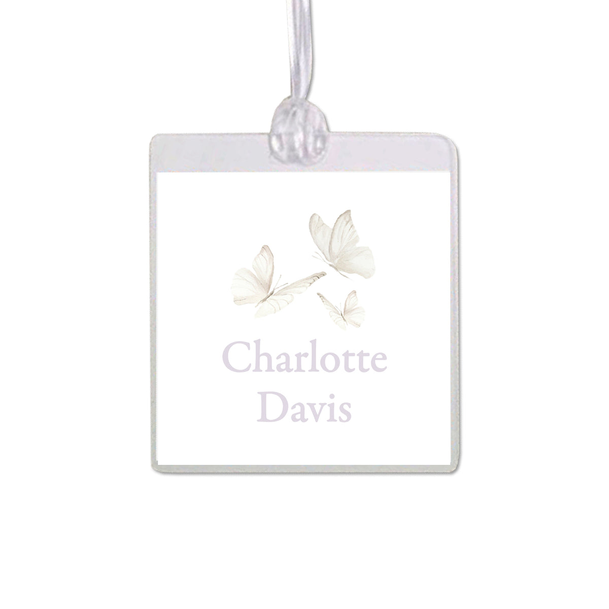 Butterflies Bag Tag