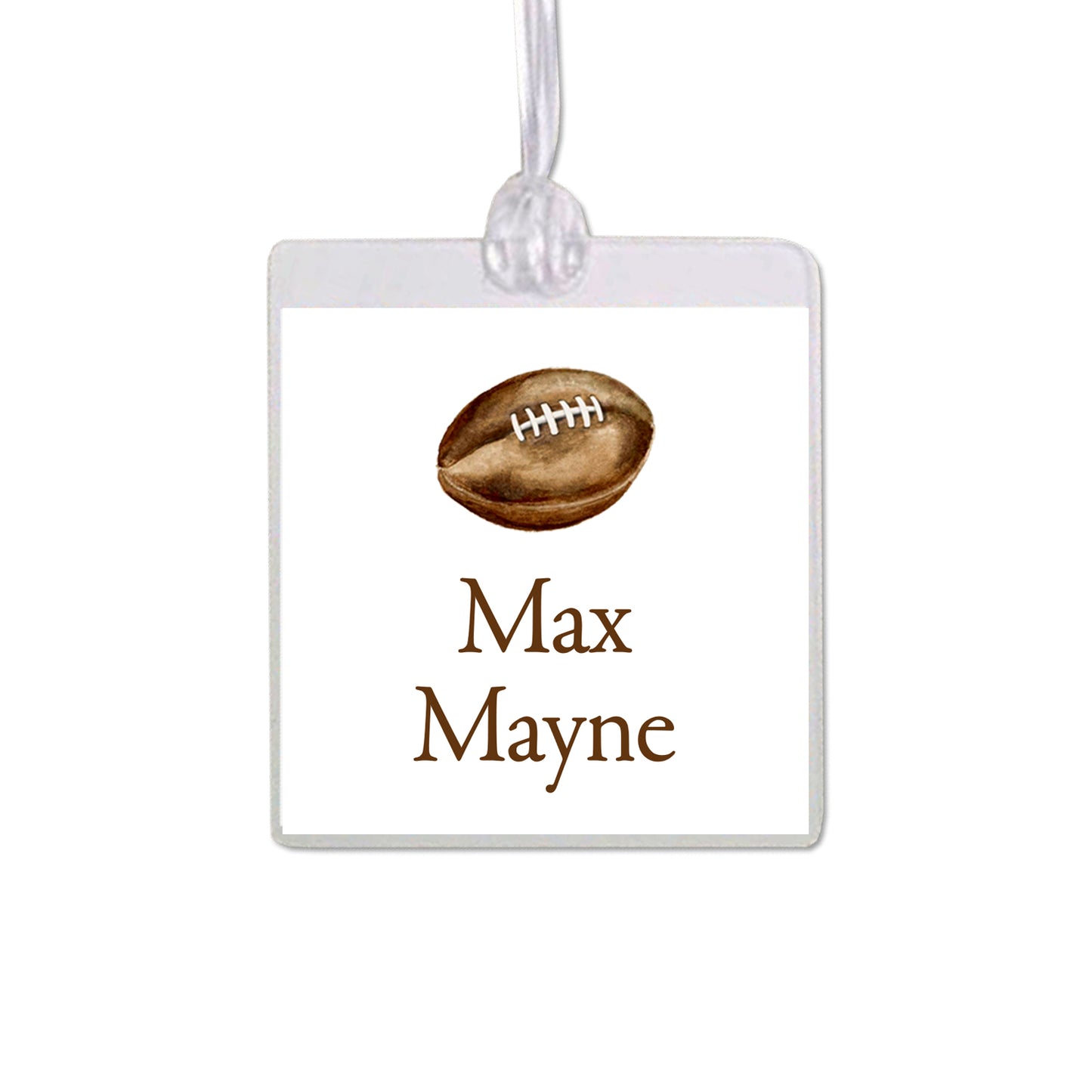 Football Bag Tag