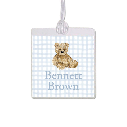 Teddy Bear Bag Tag