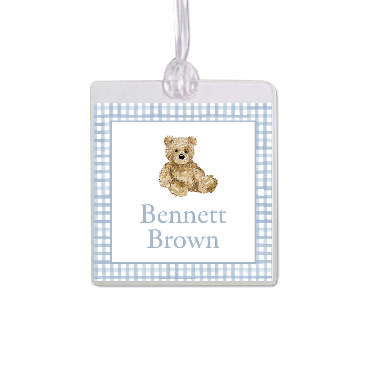 Teddy Bear Bag Tag