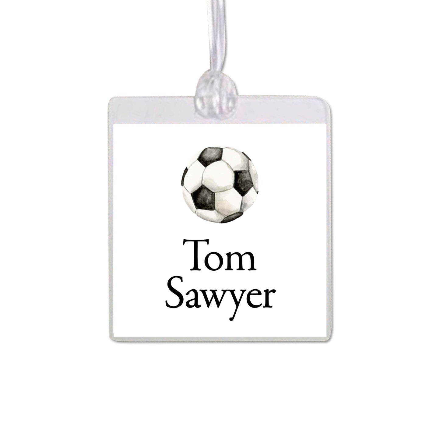 Soccer Ball Bag Tag