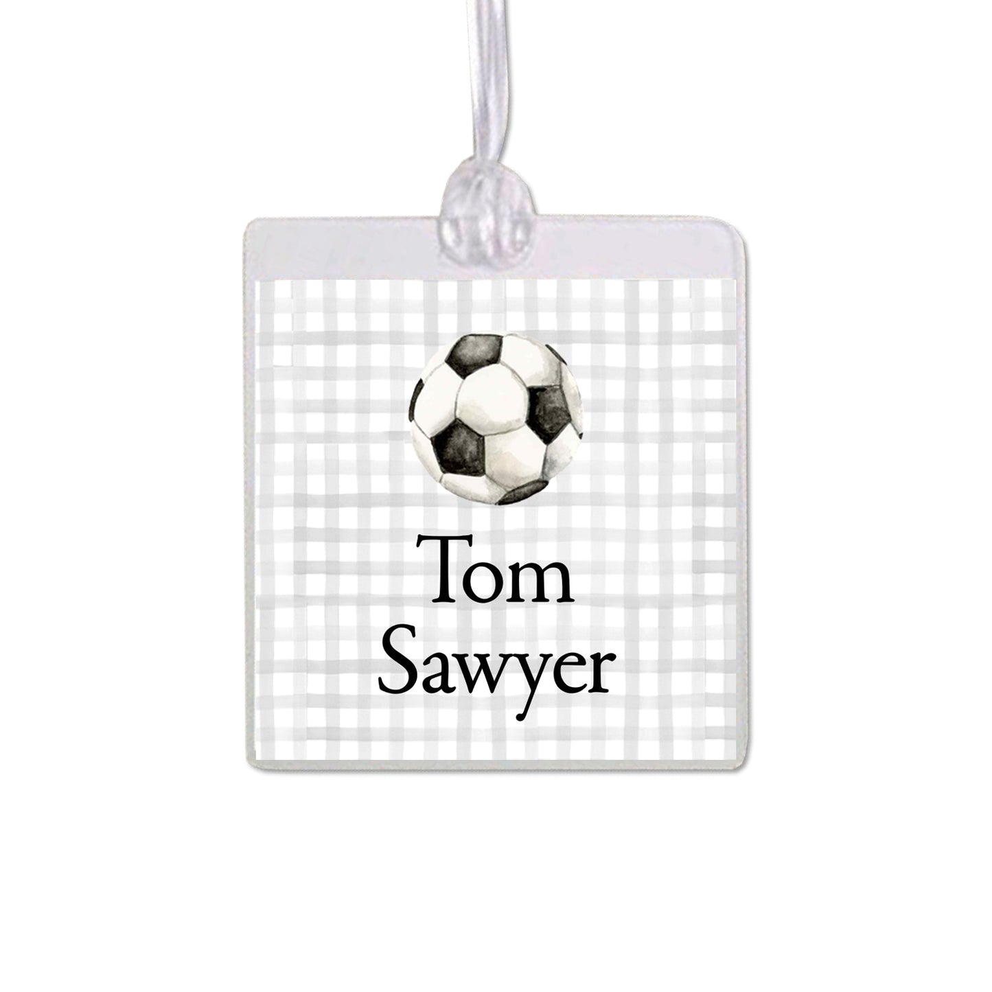 Soccer Ball Bag Tag