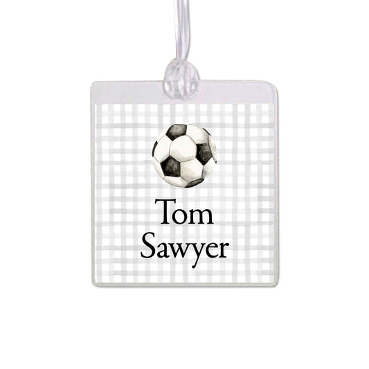 Soccer Ball Bag Tag