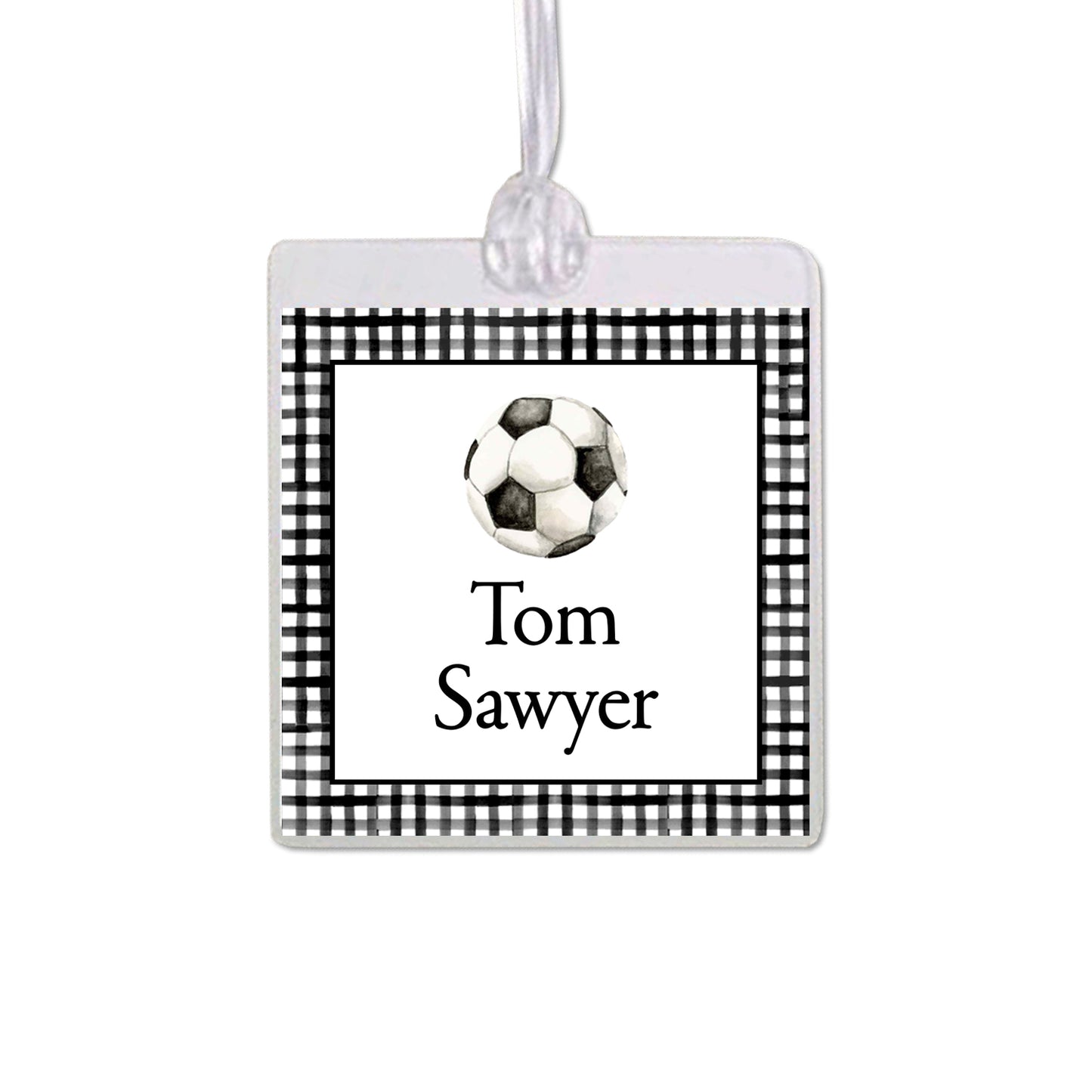 Soccer Ball Bag Tag