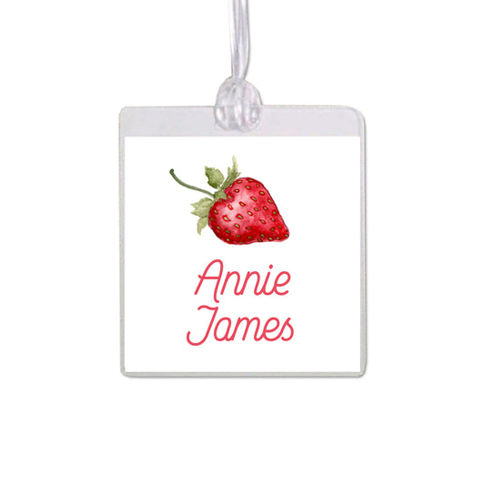 Strawberry Bag Tag