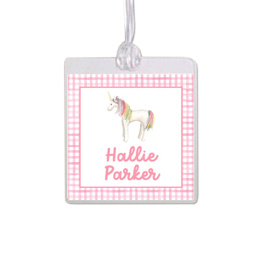 Unicorn Bag Tag