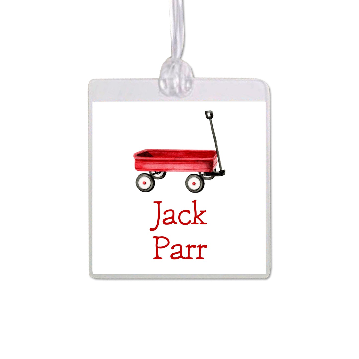 Wagon Bag Tag