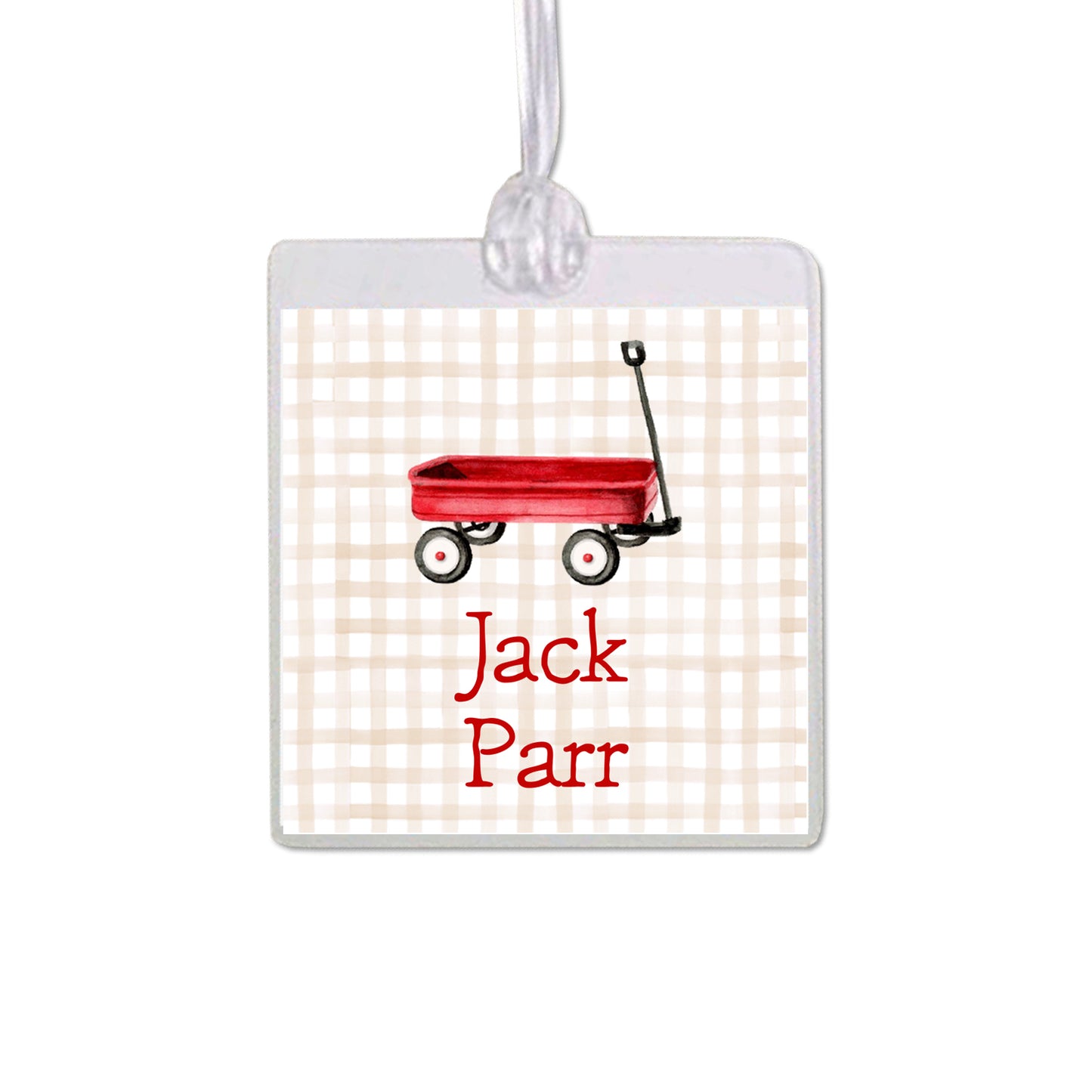 Wagon Bag Tag