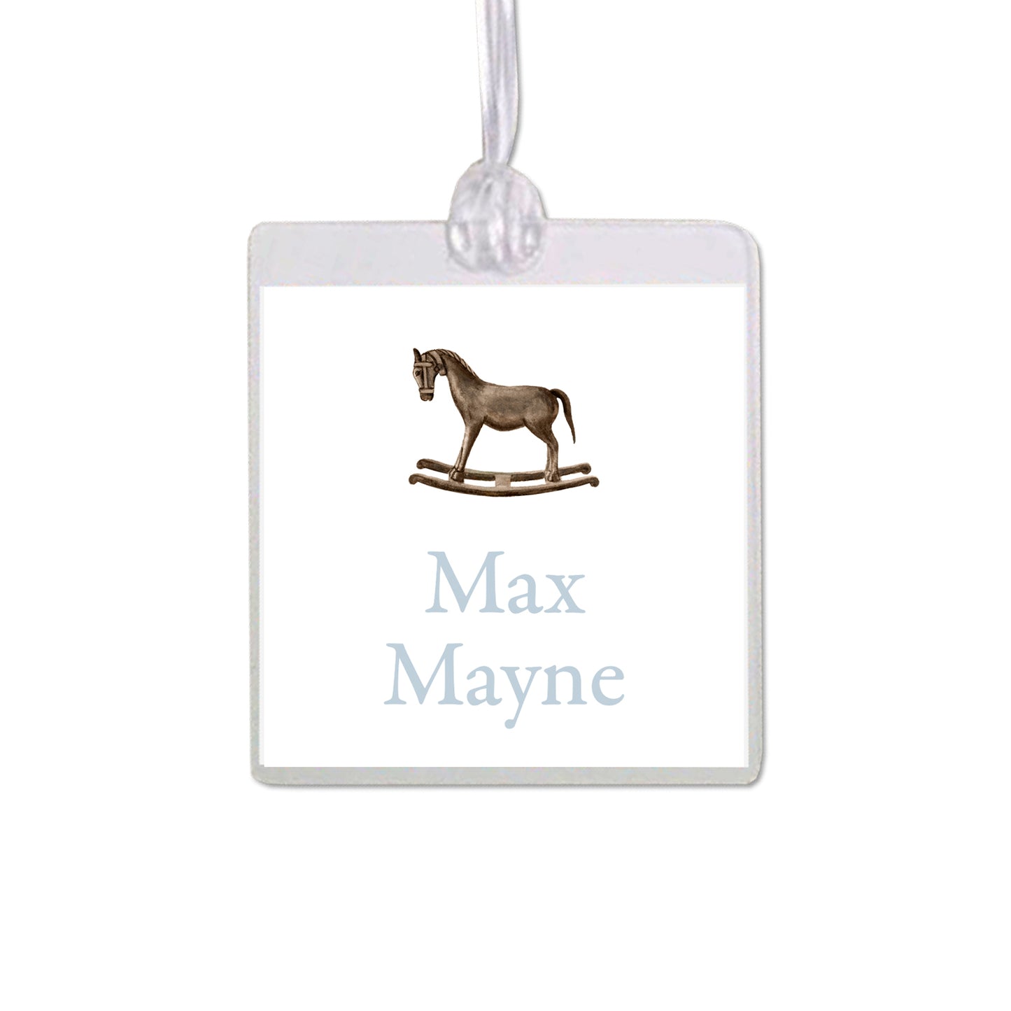 Rocking Horse Bag Tag