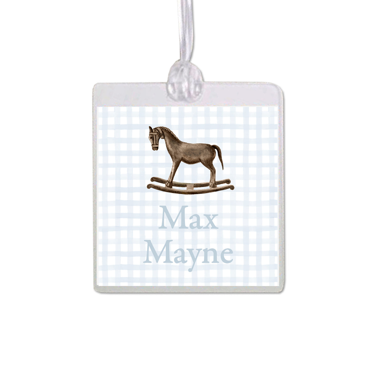 Rocking Horse Bag Tag