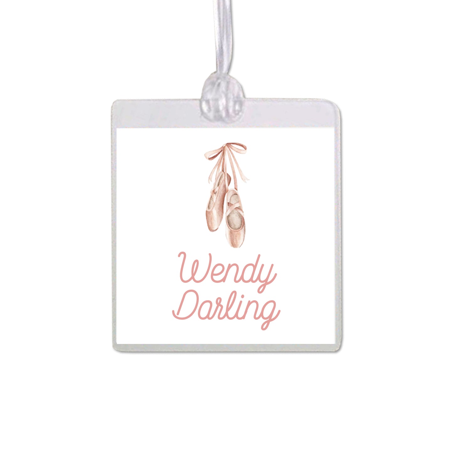 Ballet Slippers Bag Tag