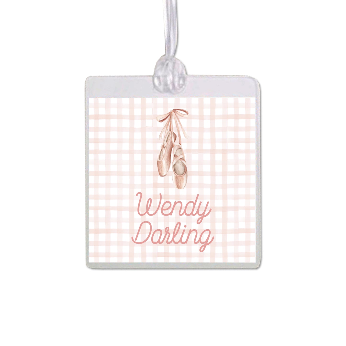 Ballet Slippers Bag Tag
