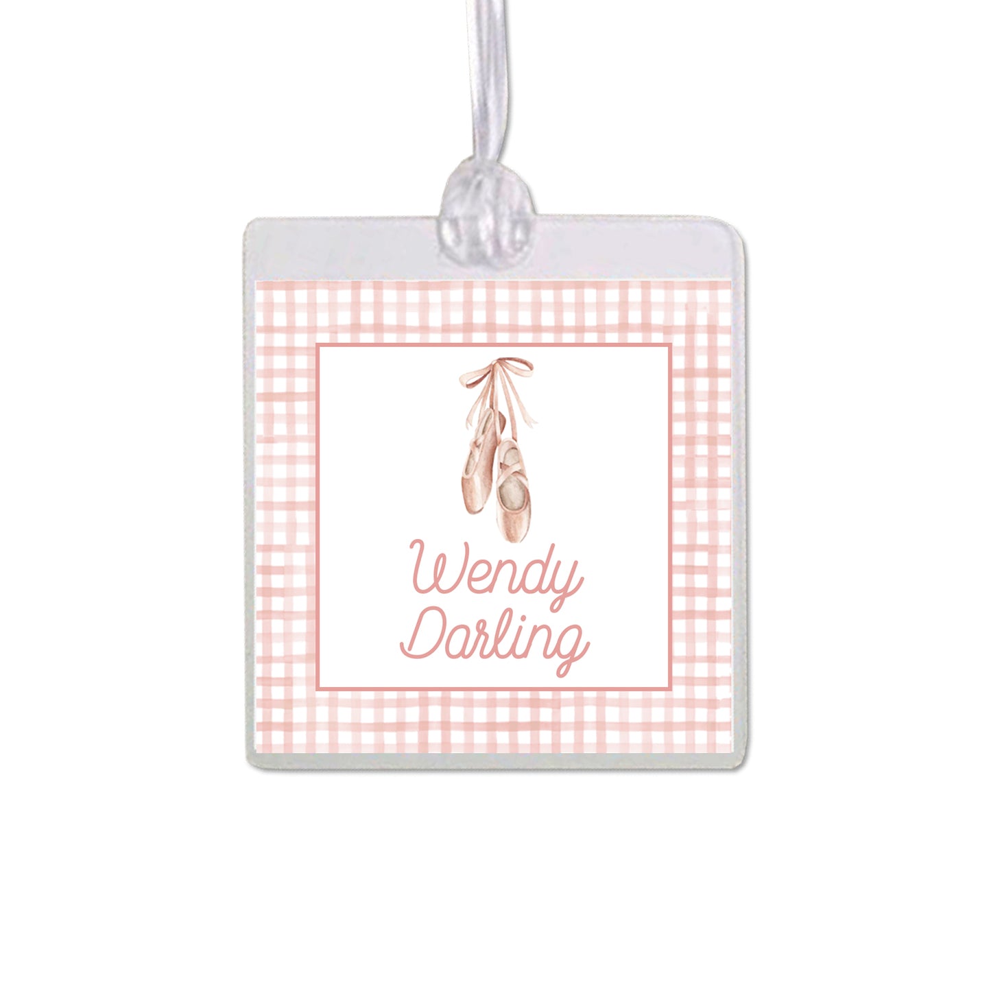 Ballet Slippers Bag Tag