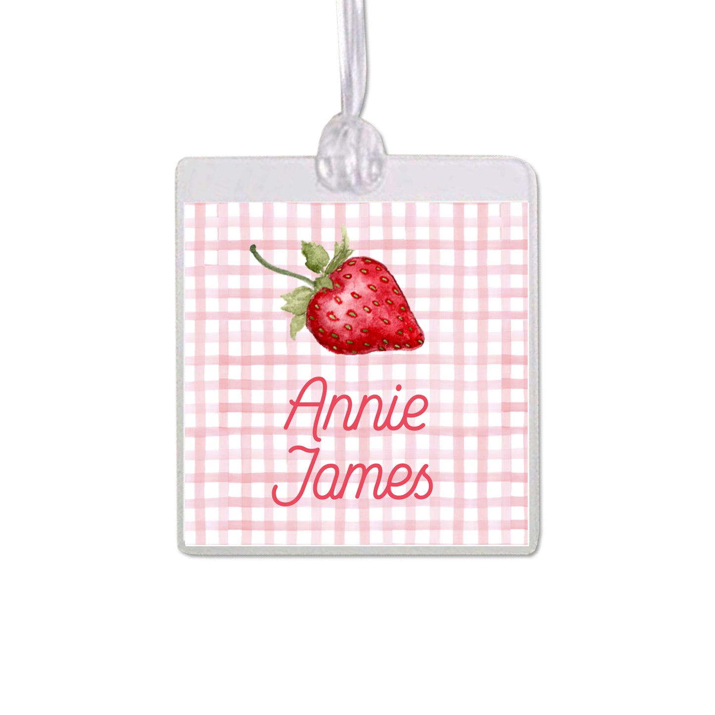 Strawberry Bag Tag