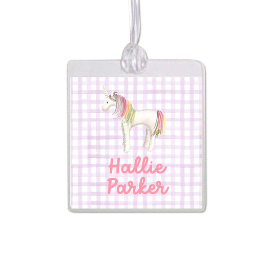 Unicorn Bag Tag