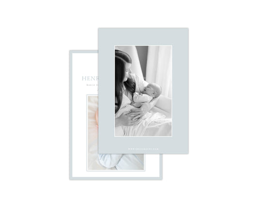 Red Boots Birth Announcement