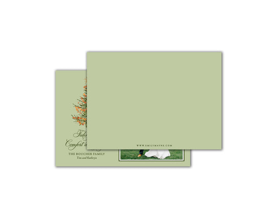 Citrus Christmas Cards - Green