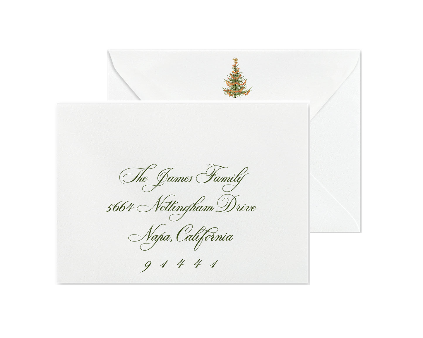 Citrus Christmas Cards - Green