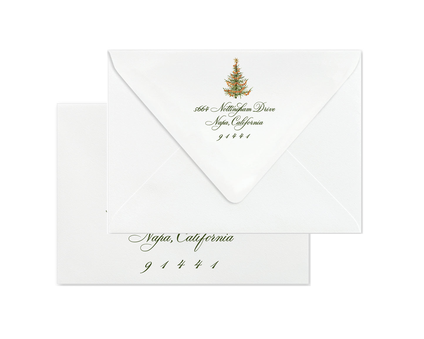 Citrus Christmas Cards - Green