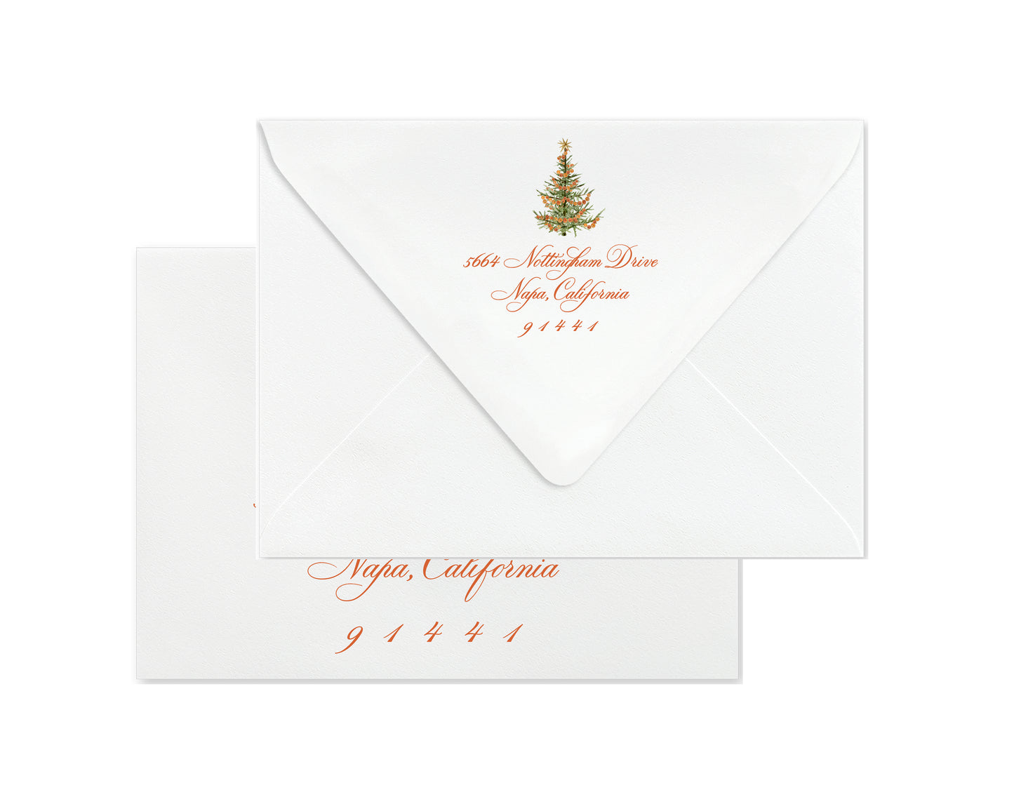 Citrus Christmas Cards - Pink