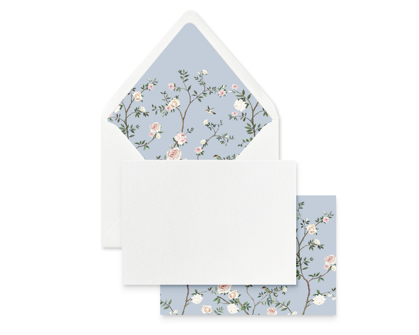 Chinoiserie Personalized Flat Note Set