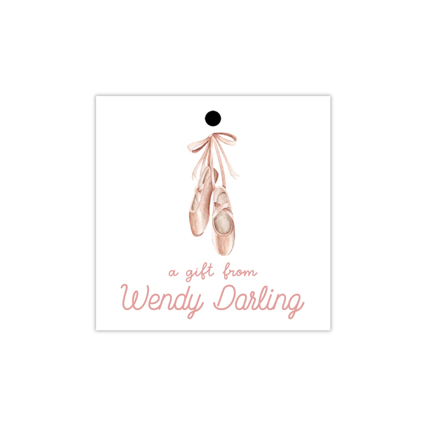 Ballet Slippers Gift Tags