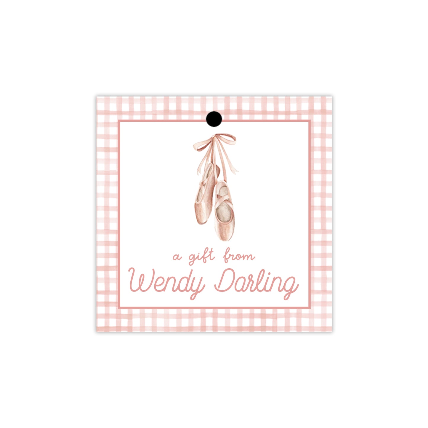 Ballet Slippers Gift Tags
