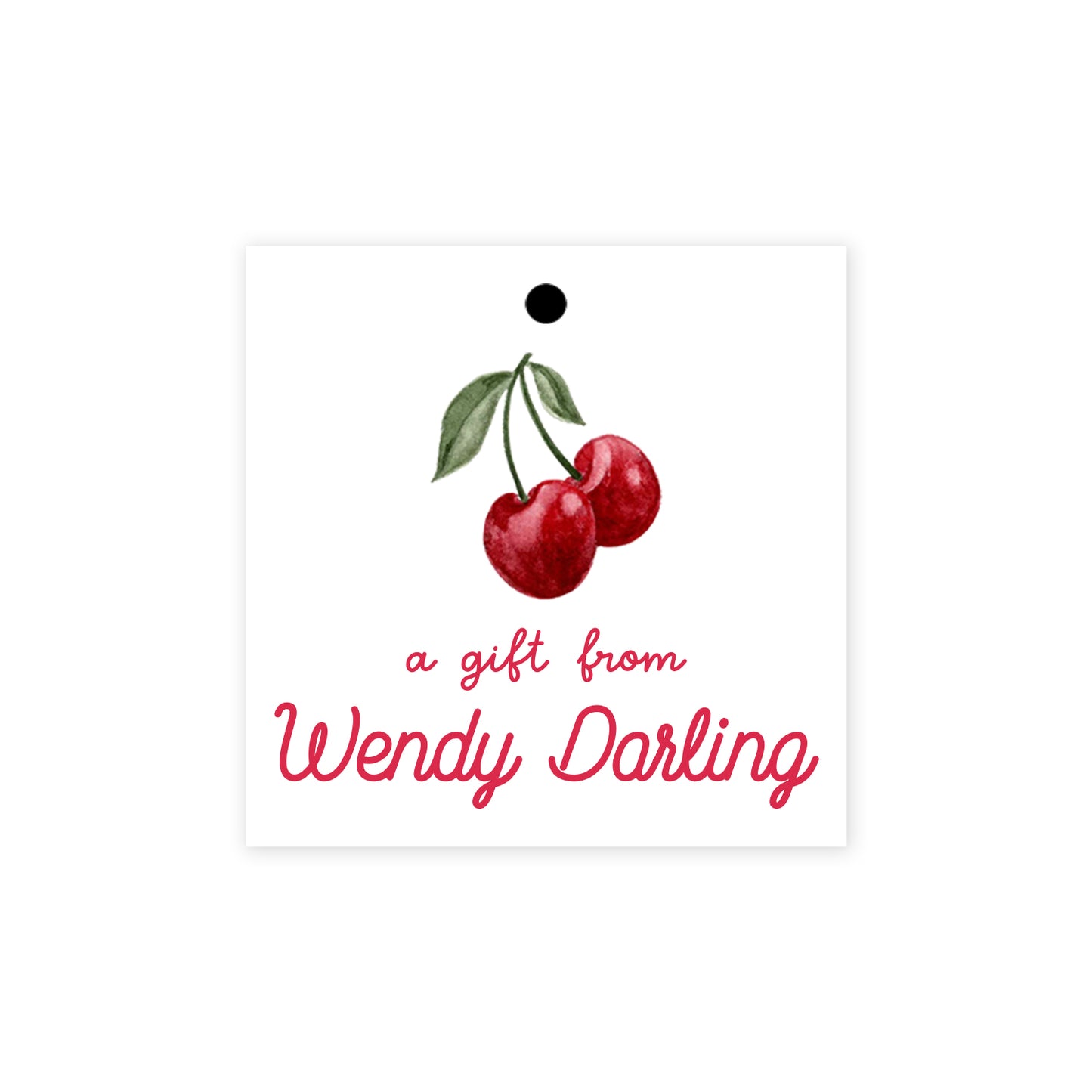 Cherries Gift Tags