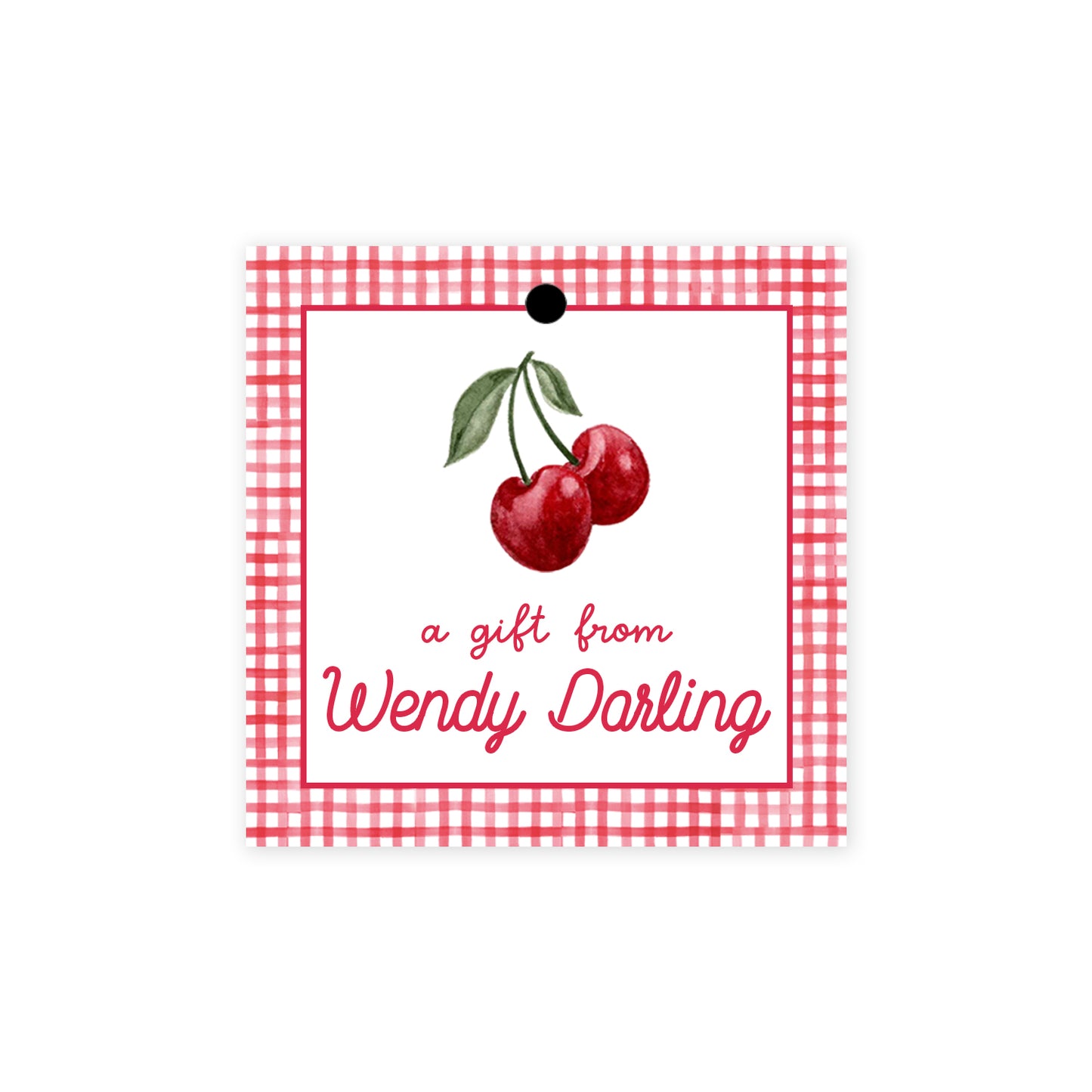 Cherries Gift Tags