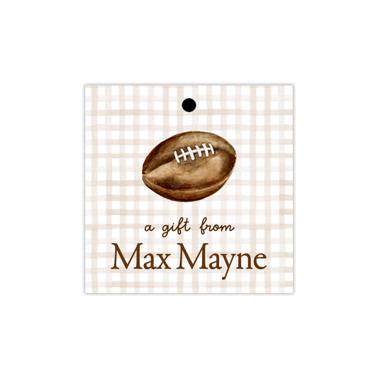 Football Gift Tags