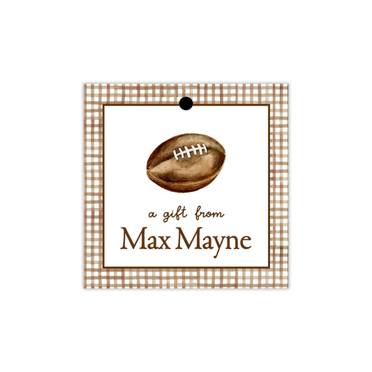 Football Gift Tags