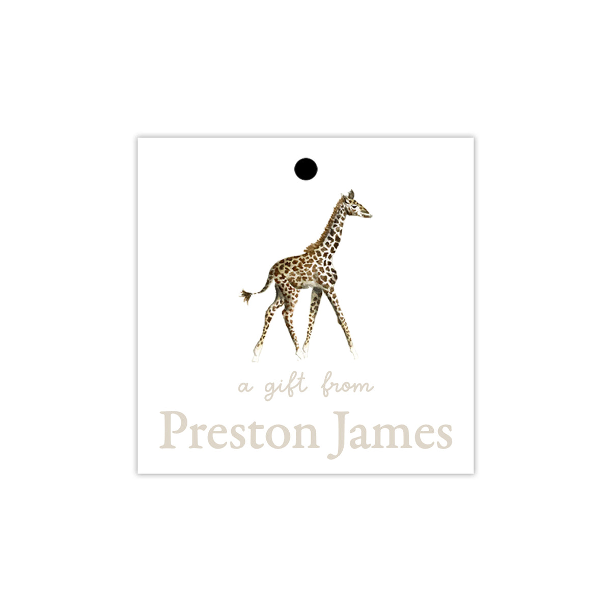 Giraffe Gift Tags