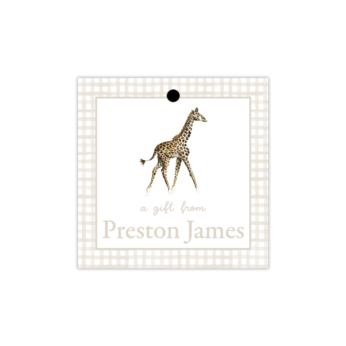 Giraffe Gift Tags