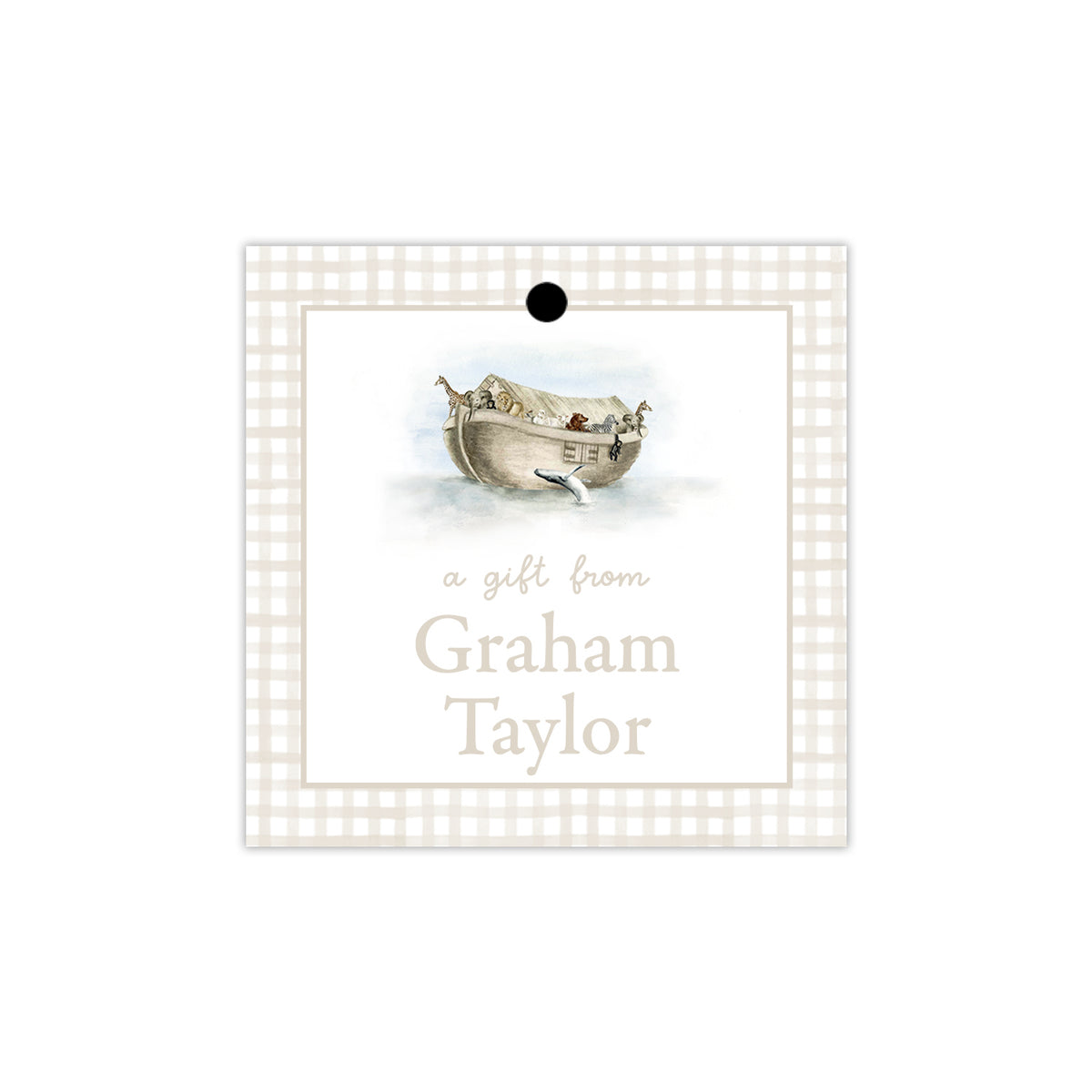 Noah's Ark Gift Tags