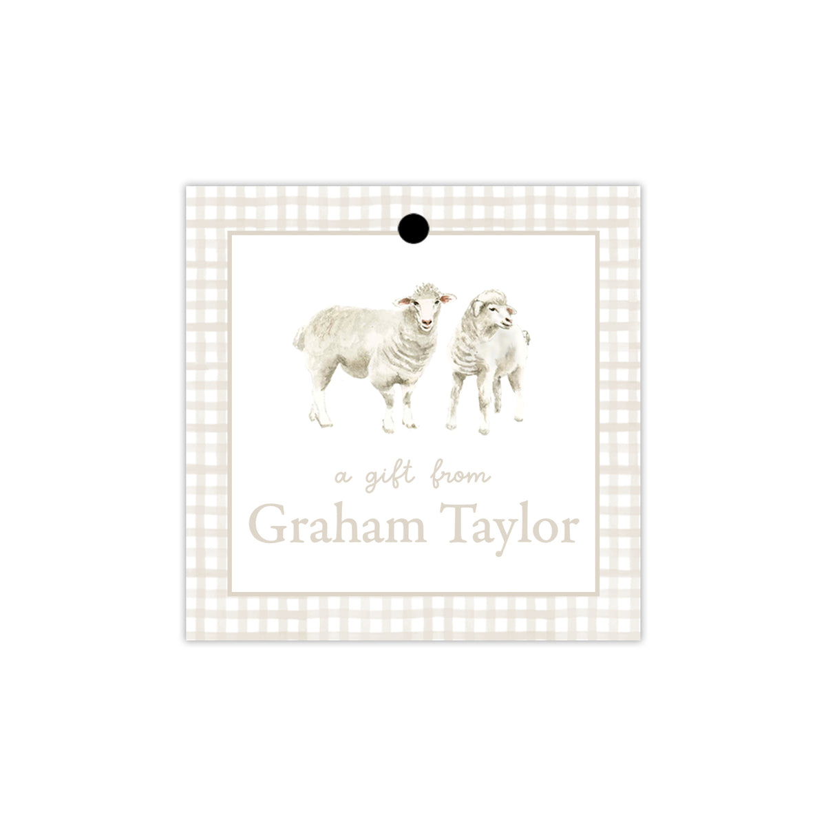 Sheep Gift Tags