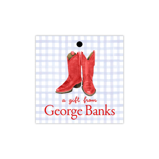 Red Boots Gift Tags