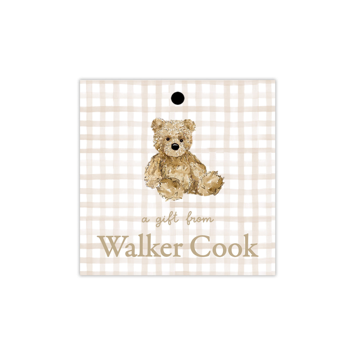 Teddy Bear Gift Tags