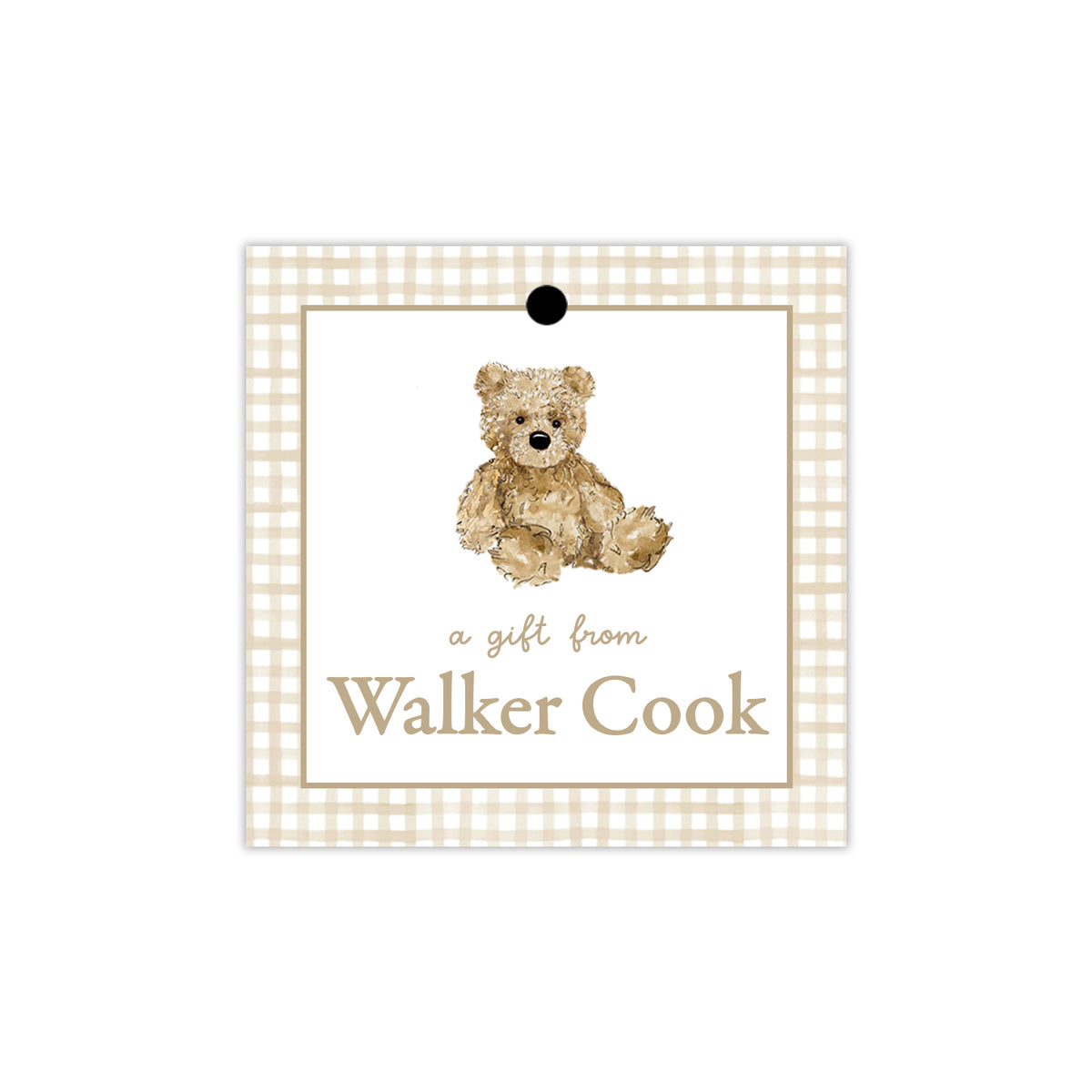 Teddy Bear Gift Tags