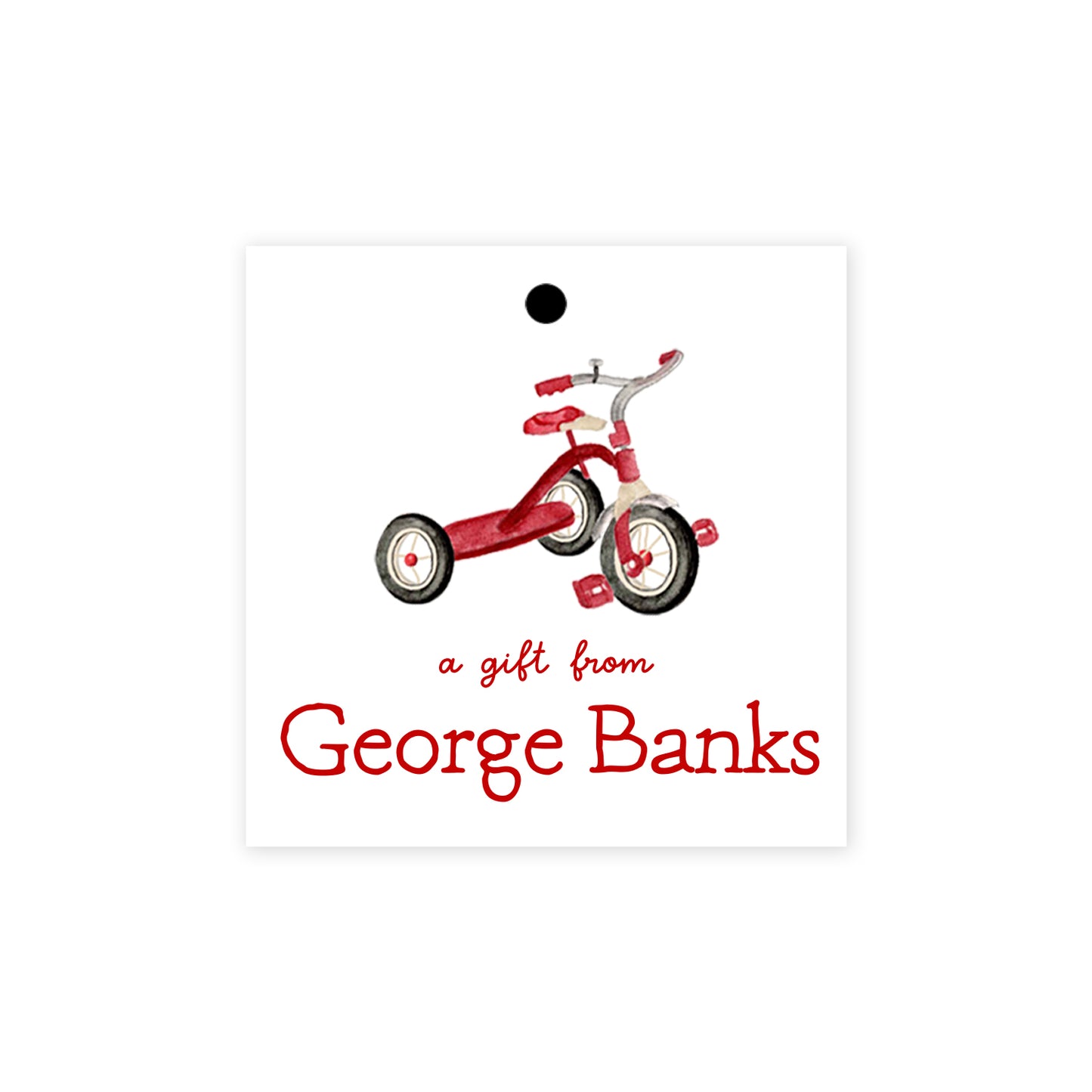 Tricycle Gift Tags