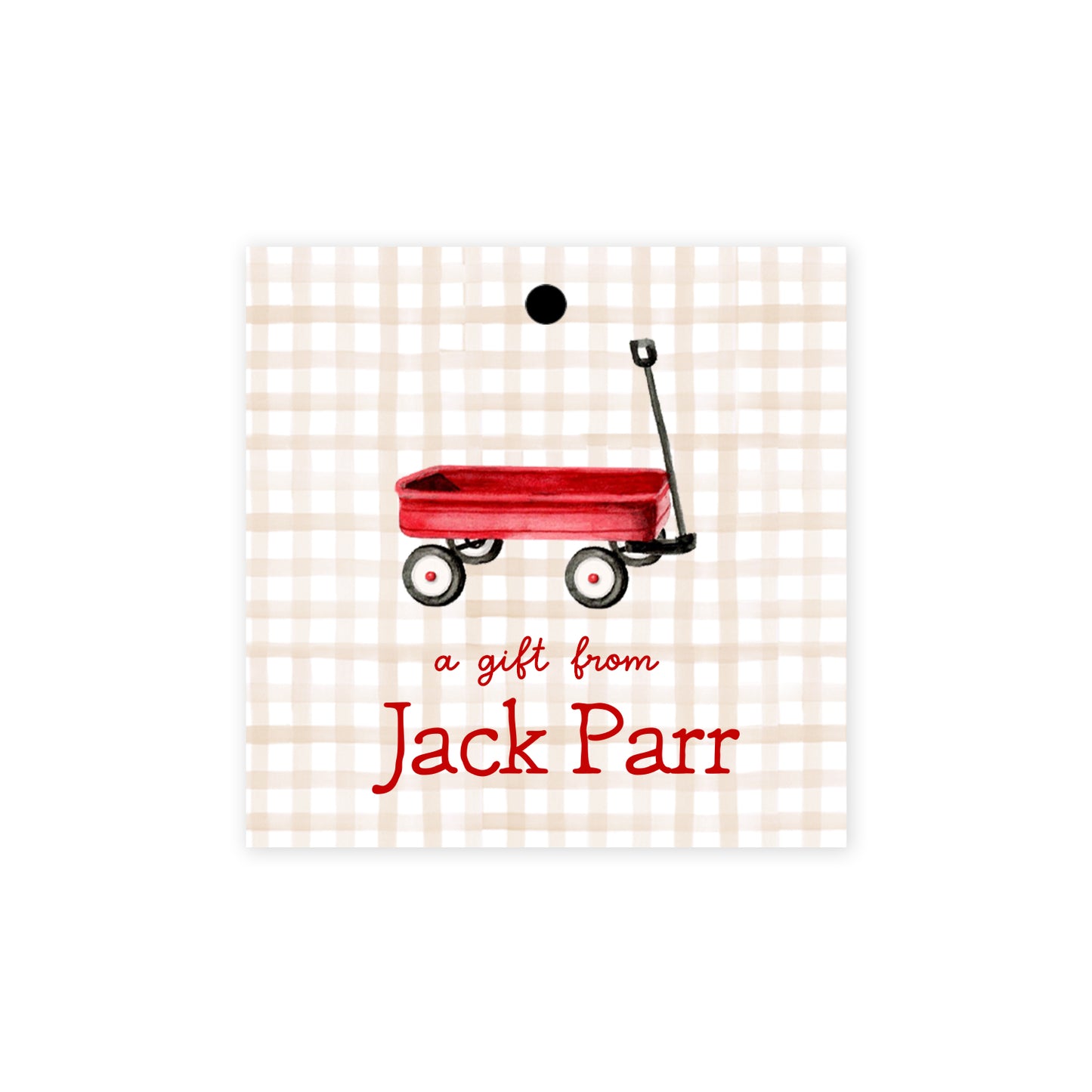 Wagon Gift Tags