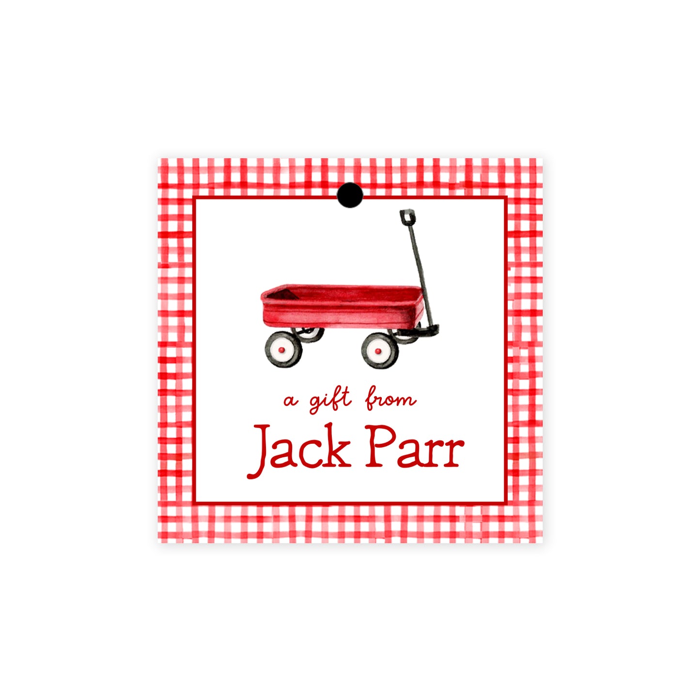 Wagon Gift Tags