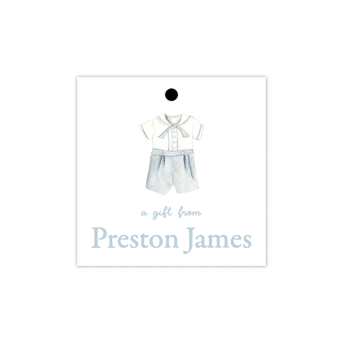 Heirloom Suit Gift Tags
