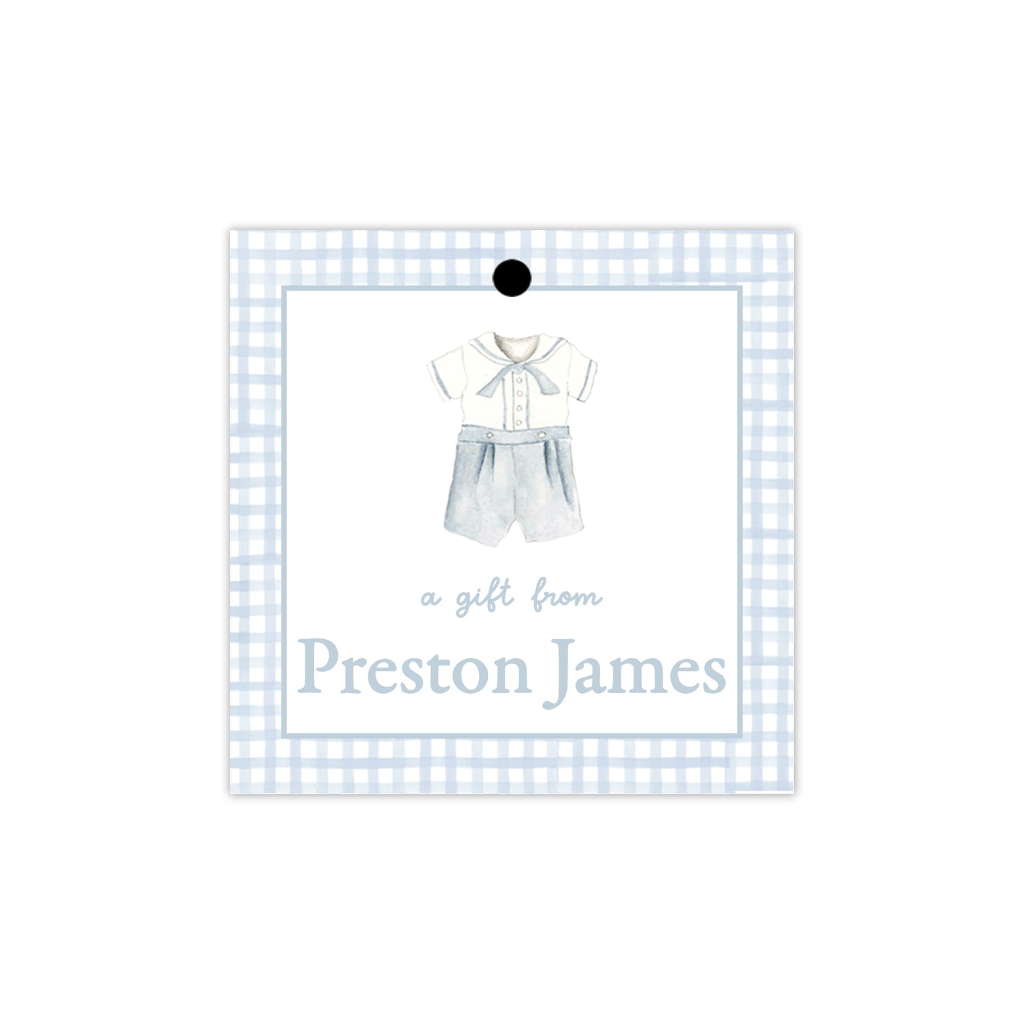 Heirloom Suit Gift Tags