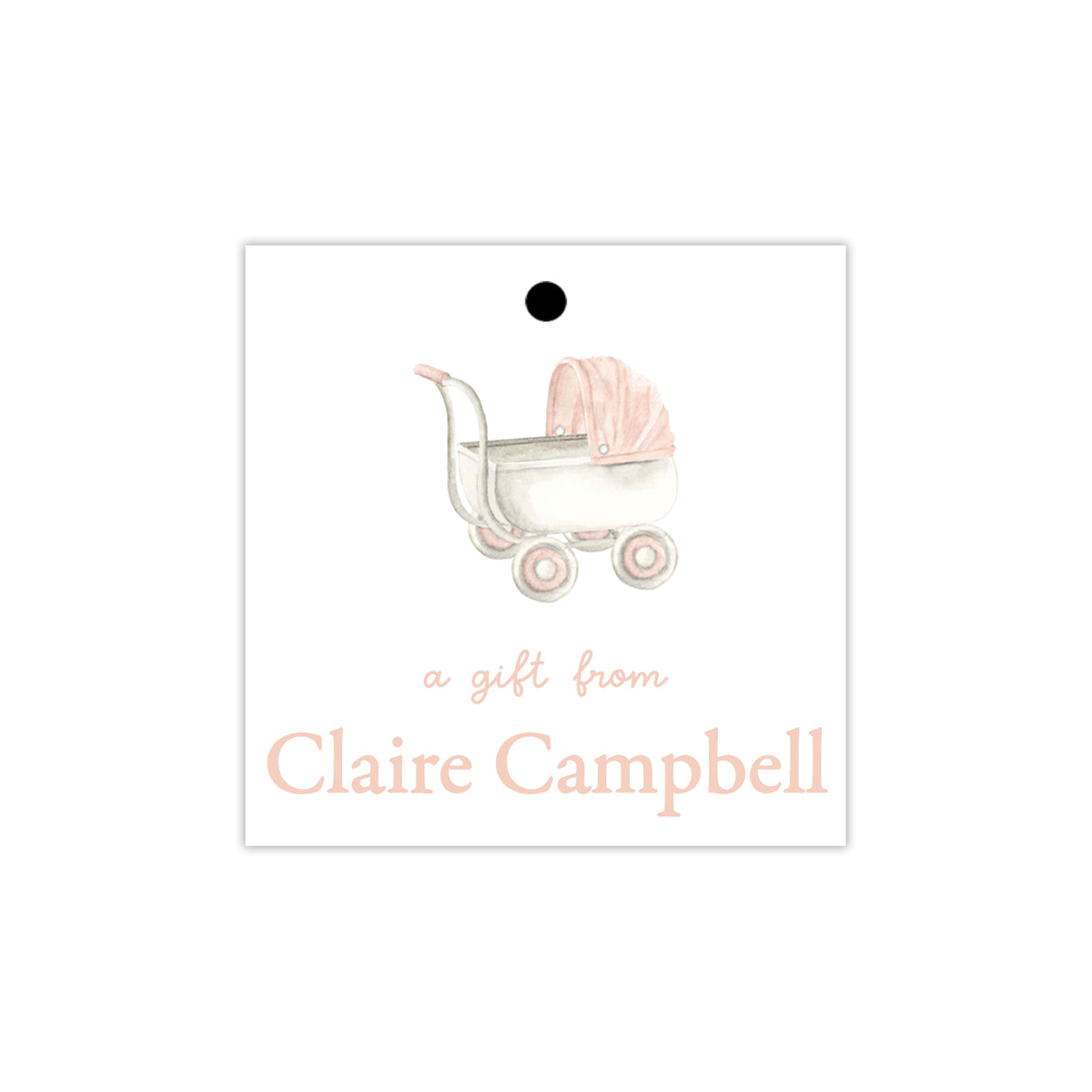 Pram Gift Tags