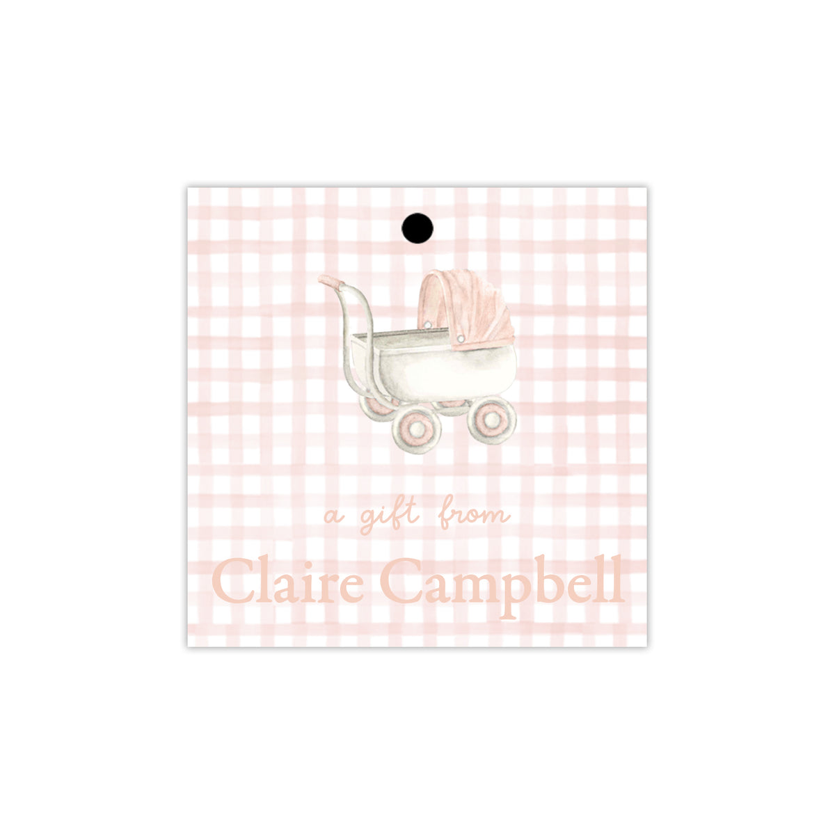 Pram Gift Tags