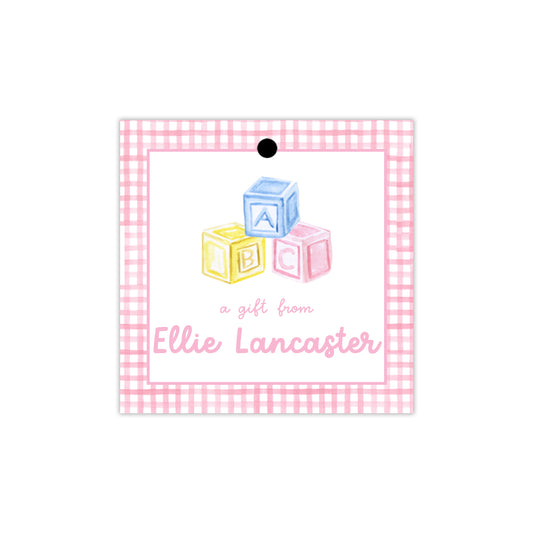 ABC Blocks Gift Tags