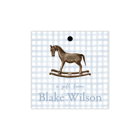Rocking Horse Gift Tags