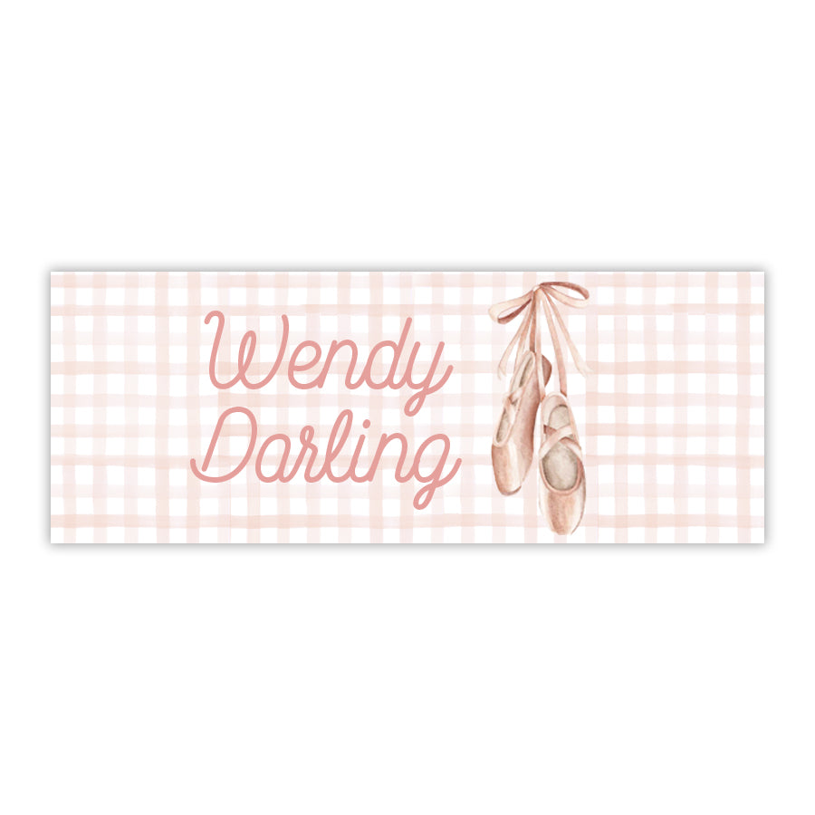 Ballet Slippers Water Resistant Labels